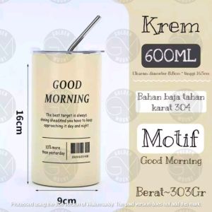 Termos Tumbler Coffee Americano Stainless Steel 600ml