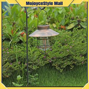 【MOJOYCE】 โคมไฟแสงอาทิตย์กันน้ำสำหรับสวนและระเบียงไฟแขวนย้อนยุคสำหรับแคมป์ปิ้งและตกแต่งกลางแจ้งพลังงานแสงอาทิตย์ทนทาน
