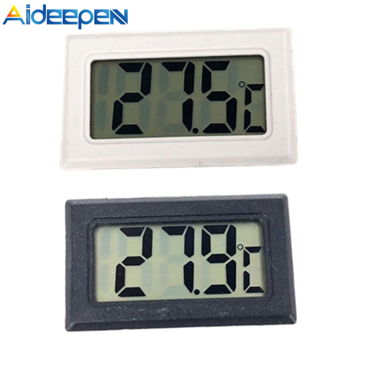 Aideepen Embedded Digital Thermometer with Built-in Probe and LR44 ...