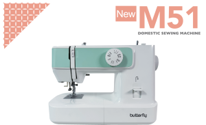 Brand New Butterfly Sewing Machine M51 by STAMM TECHNIC