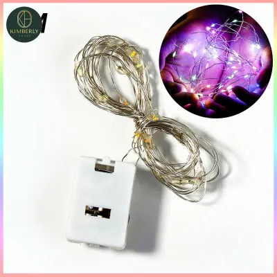 Lampu Tumblr Kawat Mini 1 2 3 Meter Lampu Hias Dekorasi Gift Box Bucket Bunga Balon Fairy Light Led Murah