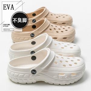 VIVOLILV 💥⚡️การจัดส่ง 2-3 วัน⚡️💥รองเท้าแตะลำลองผู้หญิง รองเท้าเด็ก วัสดุยาง EVA ความสูง 3cm. เบานุ่ม สวมใส่สบายเท้า มีช่องให้ติดตุ๊กตา แต่งได้ตามใจ