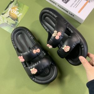 [Free Shipping] Cartoon Thick-Soled Sandals For Women Cute And Sweet Summer Outdoor Slippers Fashionable Beach Flip-Flops For Women