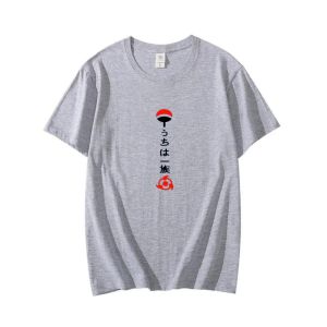 Baju kaos pria lengan pendek atasan pria baju kaos laki laki dewasa polos atasan pria oblong Uchiha