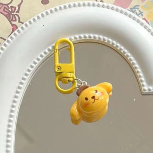 ทิวลิปดอกไม้พวงกุญแจแฮนด์เมด DIY ขนาดเล็กสดน่ารักพวงกุญแจกระเป๋าแขวนตกแต่งหวานของขวัญนักศึกษา