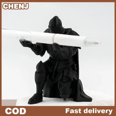 CHENJ Hiệp Sĩ Chủ Bút Đứng Sáng Tạo Thời Trung Cổ Bàn Tổ Chức Phong Cách Nhựa Bức Tượng Cho Sinh Viên Văn Phòng Trang Trí Nội Thất