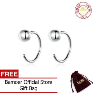 Bamoer Trang Sức Bạc 925 Bông Tai Dạng Hạt Nhỏ Cho Nữ Phụ Kiện Trang Sức Không Gây Dị Ứng Phong Cách Hàn Quốc Màu Vàng Kim Cho Nữ SCE782