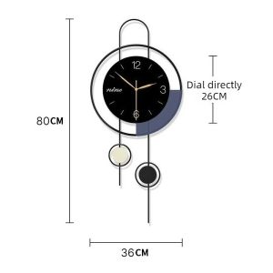 Sacesr Elegant Wall Clock Living Room Modern Decorated Wall Clocks Noiseless Unique Design Stylish Clock Interior Luxury Home Watch M1Y4T