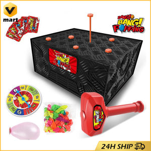 Whack A Balloon Game Explosion Balloon Box Toy Game Balloon Popping Game Interactive Desktop Board Game for Family Party