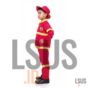 GROSIR BAJU SERAGAM PROFESI DAMKAR PEMADAM KEBAKARAN ANAK FASHION