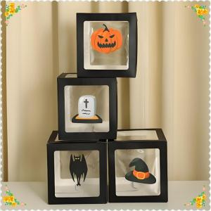 💖【Special price】💝CHUN ชุดตกแต่งบอลลูนฮาโลวีน3D กล่องลูกโป่งหัวฟักทองผีตกแต่งปาร์ตี้สร้างสรรค์บ้านกลางแจ้งฉากที่น่ากลัวอุปกรณ์งานรื่นเริง