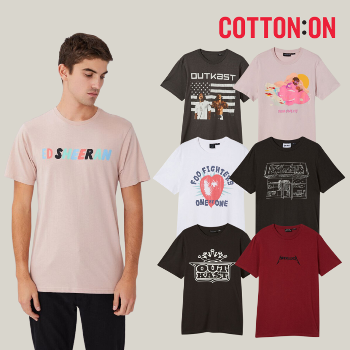 COTTON ON TBAR COLLAB MUSIC T-SHIRT | Lazada PH