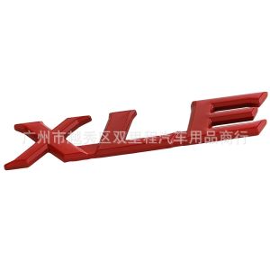 XLE letter emblem for TOYOTA Camry RAV4 Highlander Sienna Avalon Rear logo Trunk badge Car sticker Decoration upgrade