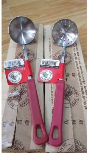 VÁ (MUÔI) INOX CÁN ĐỎ CÓ LỔ VÀ KHÔNG LỔ 2.2 - 105223 + 105406