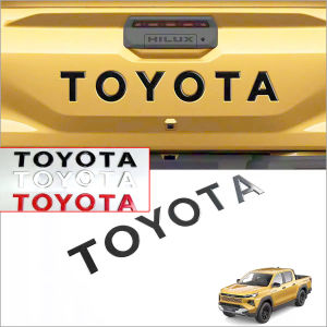 Chữ Nổi Toyota Dán Sau Xe Toyota Hilux 2026 2-27 - Tem Chữ Toyota Dán Bửng Xe Toyota Hilux