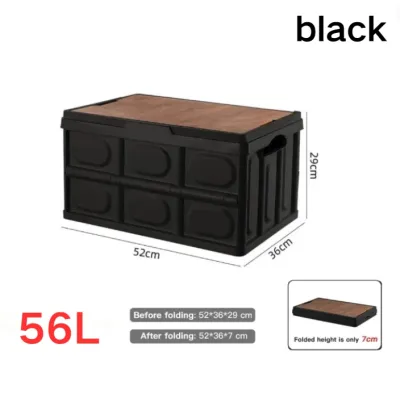 🔥READY STOCK🔥 Camping outdoor storage box large capacity 56L/30L car trunk organizer foldable storage box