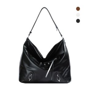 MECOME ปรับได้ กระเป๋าสะพาย ผ้าสีพื้น หนัง PU กระเป๋าโท้ต แฟชั่น ความจุขนาดใหญ่ กระเป๋าสะพายข้าง สำหรับผู้หญิง