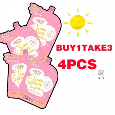 Authentic BUY 1 TAKE 1 You Glow Babe SPF50 PA+++ Bright Glow Sunscreen Whitening Sunblock Non Greasy Daily Outdoor UV Protection for Face Body Safe for Sensitive Skin Pregnant Women Kids