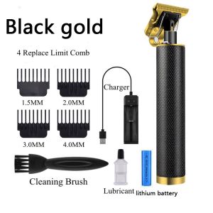 Hair Clipper USB Rechargeable Barber Electric Hair Machine Professional Hair Barber Trimmer For Men Trimmer Cutting Machine Cutter Shaver Trimmer Set Rambut Potong 理发器