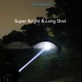Smiling Shark SD0521 LED Torchlight M60 Super Bright Flashlight Powerful USB Rechargeable Zoomable Waterproof Outdoor Emergency Hiking Camping Working Lighting. 