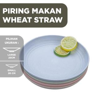 Piring Makan Berbagai Ukuran Wheat Straw Jerami Gandum 4