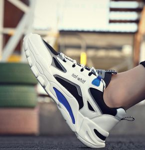 Sepatu Pria S8219 Sneakers Sepatu Olahraga Cowok Bertali Import Stylist Nyaman Dipakai ( FREE BUBBLE )