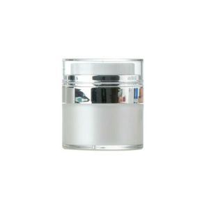 QIANHUAHOU Dụng cụ trang điểm Kích thước du lịch Bơm ép Refillable Travel Cream Lọ mẫu Không có không khí Hộp đựng kem dưỡng da Lon acrylic Chai chân không Bấm lọ kem