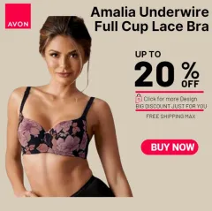 Avon Official Store Diana Underwire Full Cup Bra for Women high quality  material adjustable seamless bra push up comfortable, soft, elastic,  breathable, and smooth hand feeling