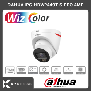 DAHUA IPC-HDW2449T-S-PRO 4MP IP CAMERA AUDIO WIZCOLOR SERIES