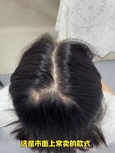 7 * 12 Type Mesh Insta-Worthy 100% Real Human Hair Boost Volume of Hair Seamless Natural Black and Mocha Brown Topper Cover Thin or White Hair Light Breathable Base for Confidence For Women