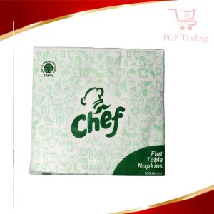 CHEF FLAT TABLE NAPKIN 100 PCS