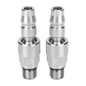360 độ khí nén quay Doanh khí nén khớp nối tổng thể 2 bộ chi tiết 1/4 "ROTARY Air Plug-Dụng cụ khí nén phụ kiện-