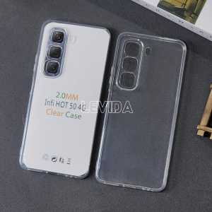 Infinix Hot 50 4G Infinix Hot 50 5G  Soft case Clear 2.0mm Case Bening Infinix Hot 50 4G Infinix Hot 50 5G