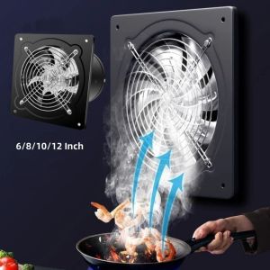 YUNAFIN 6/8/10/12 inch Quạt hút Công suất cao Khả năng chống ăn mòn Quạt hút trần phòng tắm Bền bỉ Tiếng ồn thấp Quạt thổi điện Trang chủ