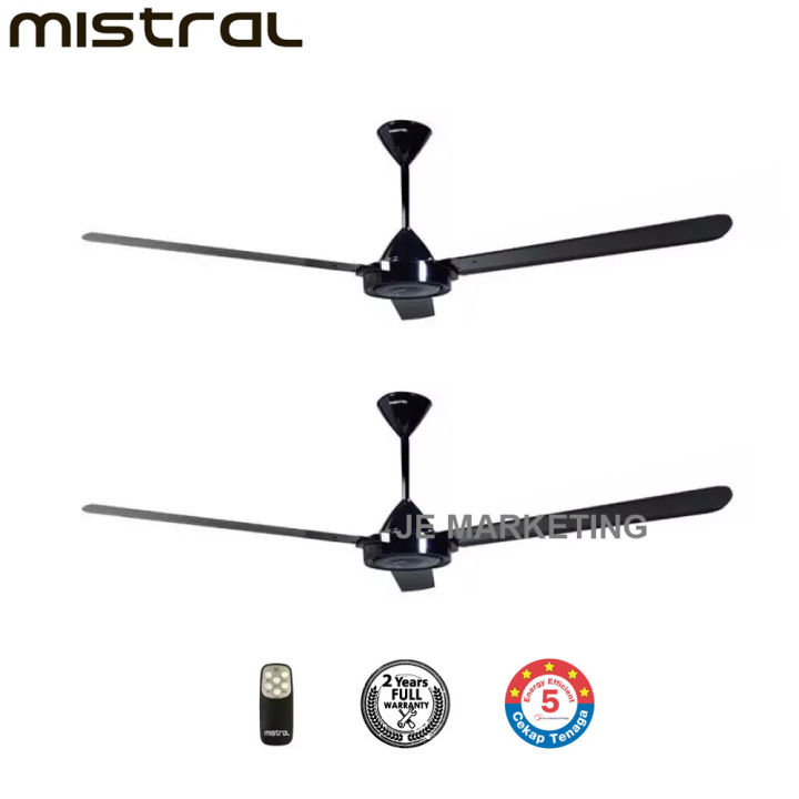 MISTRAL REMOTE CONTROL CEILING FAN MCF680R X 2 SETS IN 1 PACK Lazada
