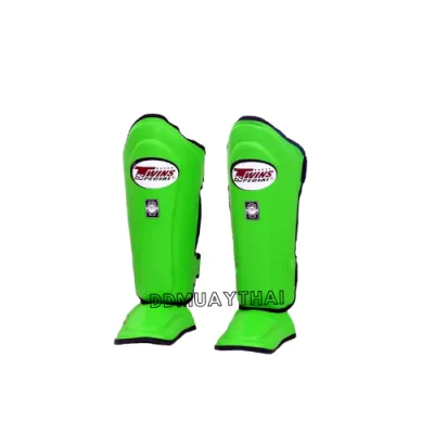 สนับแข้ง ทวินส์ สเปเชี่ยล Twins special Shin guards SGL10 รวมสี ป้องกันหน้าแข้ง หนังแท้ ขนาด SMLXL