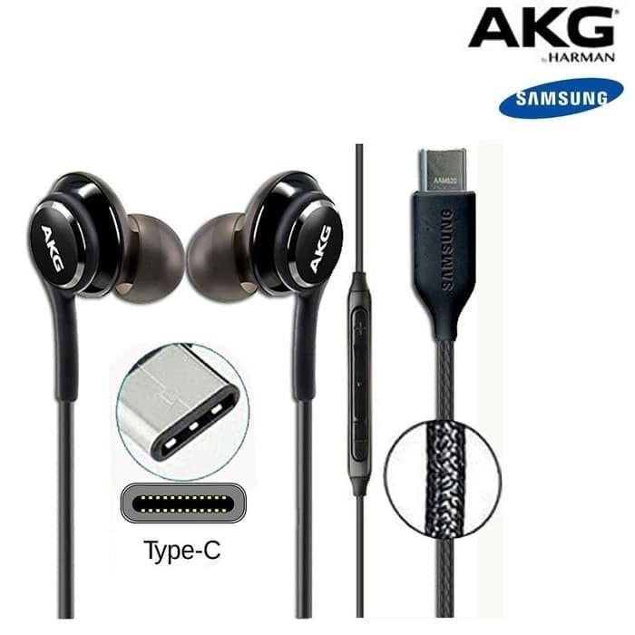 HEADSET SAMSUNG AKG TYPE C EARPHONE SAMSUNG HANDSFREE SAMSUNG