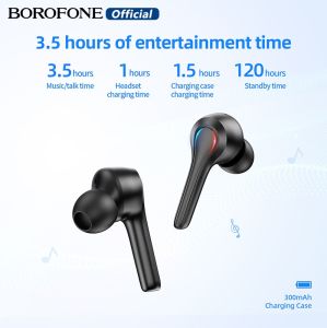 BOROFONE Tai Nghe Không Dây TWS BW11 Tai Nghe Bluetooth 5.1In Tai Nghe Nhét Tai Thể Thao Âm Thanh Nổi HD Điều Khiển Cảm Ứng Tai Nghe Bluetooth V5.1 Cho IOS Android Xiaomi Huawei Oppo Vivo Sumsung