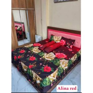 SPREI RUMBAI MOTIF BUNGA UK 180X200 BED NO.1 /SPREI RUMBAI  MOTIF BUNGA CANTIK