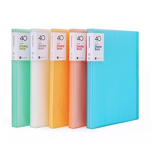 Fresh Display Book 20 30 40 pockets Clear Book A4 Pocket File Clear ...