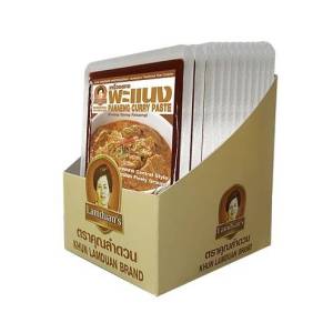 เซ็ตเครื่องแกง พะแนง คุณลำดวน พริกแกง เครื่องแกง พริกแกงใต้ เครื่องแกงใต้ PANAENG CURRY PASTE 50g x 12packs