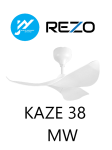 Authorize Dealer REZO Kaze 3B 52 And 38 inches DC Remote Control Ceiling Fan