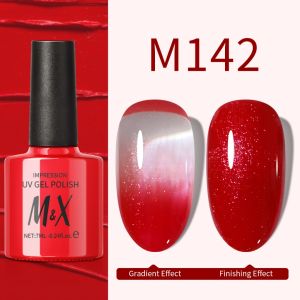 (101-144) M&X UV Nail Gel Polish Cat Kuku Kutek Kuku UV LED Manicure Pedicure KU072