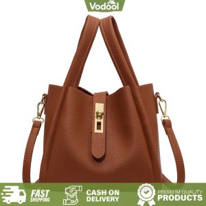 [VSC] Bucket Bag for Women with Inner Bag Shoulder Bag PU Leather Basket Bag Handbag