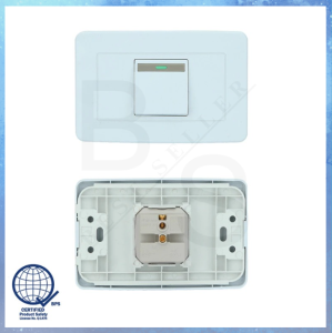 Wide Series Switch Set Universal 1 Gang/2 Gang/3 Gang Home Light Switch