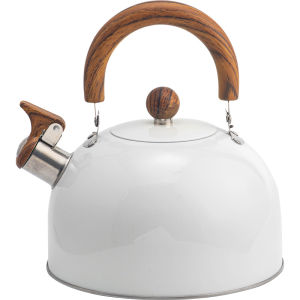 3L Whistling Kettle Wooden Handle Kettle Whistling Food Grade For Induction Cooker Gas Stove even heat distribution