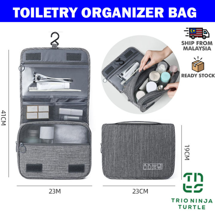 TrioNinja Multipurpose Travel Organizer Men Women Toiletry Bag Cosmetic