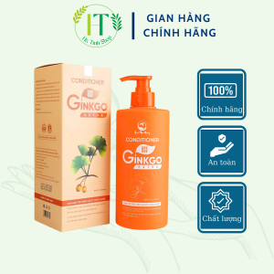 Dầu xả cao cấp Eco Ginkgo Extra Thanh Mộc Hương giúp phục hồi tóc hư tổn dưỡng tóc mềm mượt 500ml