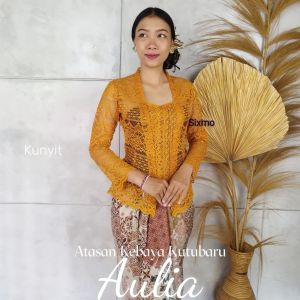 Atasan Kebaya Brokat Kutubaru Aulia  Wisuda Modern