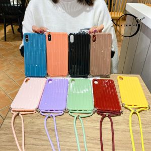 CN Slingcase Koper Polos Luggage Casing HP Kompatibel Untuk iPhone & Samsung